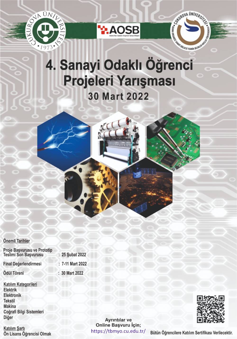 4. Sanayi Odaklı Öğrenci Projeleri Yarışması 