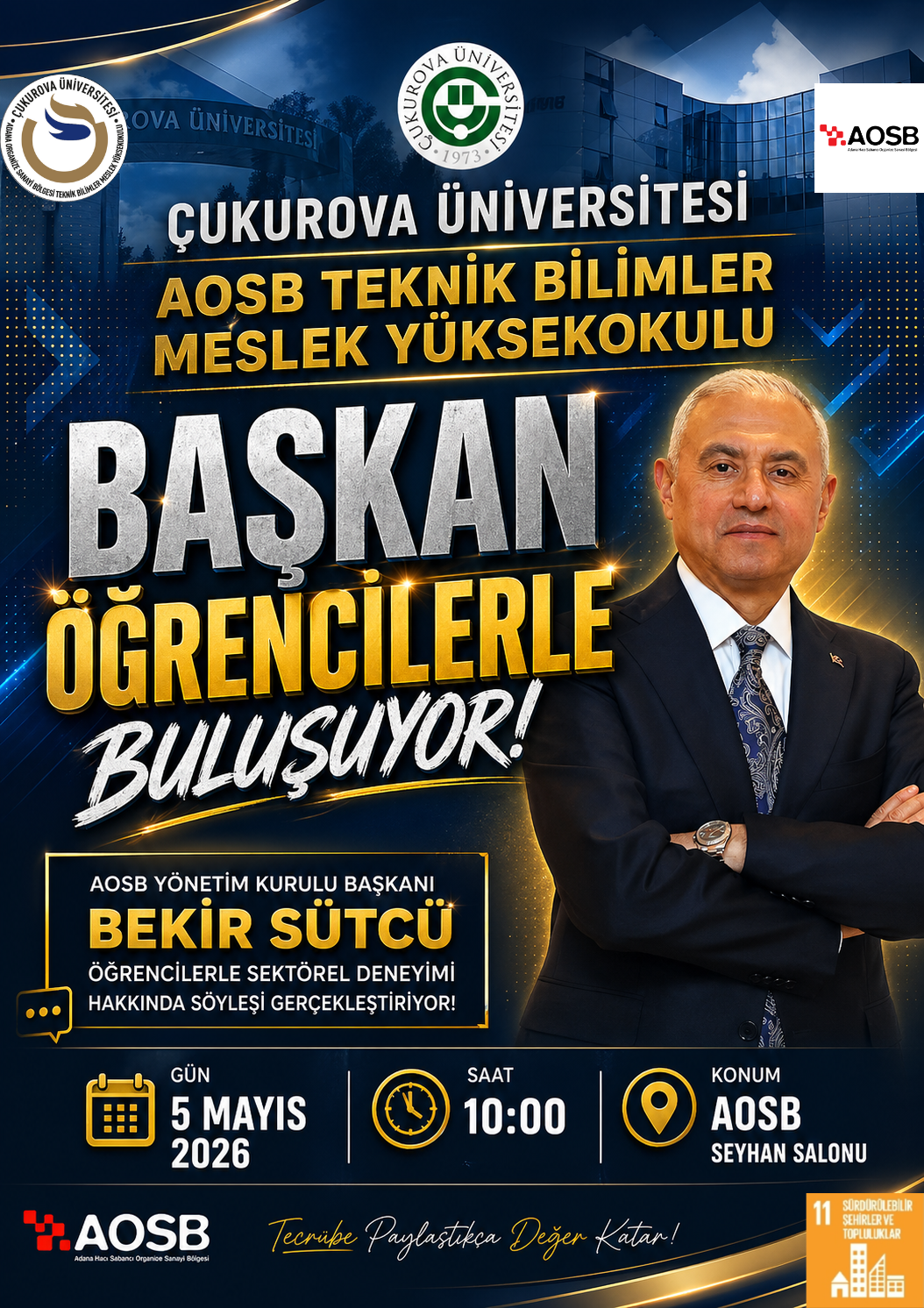 AOSB YÖNETİM KURULU BAŞKANI BEKİR SÜTCÜ İLE SÖYLEŞİ